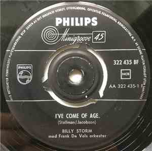 Billy Storm ,med Frank De Vols Orkester - I've Come Of Age / This Is Always