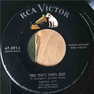 Eartha Kitt with Henri René And His Orchestra - (This Year's) Santa Baby /  ...