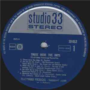 Ferdinand Frerichs - Those Were The Days