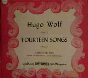 Hugo Wolf, Alfred Poell, Franz Holletschek - Fourteen Songs