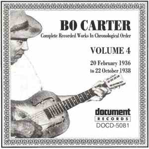 Bo Carter - Complete Recorded Works In Chronological Order Volume 4: 20 Feb ...