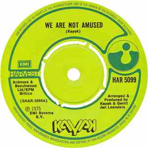 Kayak - We Are Not Amused