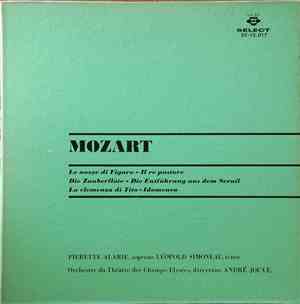 Pierrette Alarie, Leopold Simoneau - W.A. Mozart, Opera Arias