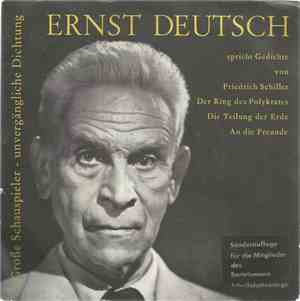 Ernst Deutsch - Ernst Deutsch spricht Gedichte von Friedrich Schiller