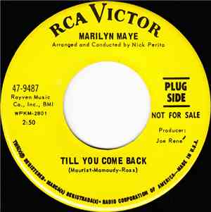 Marilyn Maye - Till You Come Back / Never Tell Me (Todavia)