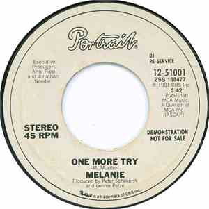 Melanie  - One More Try