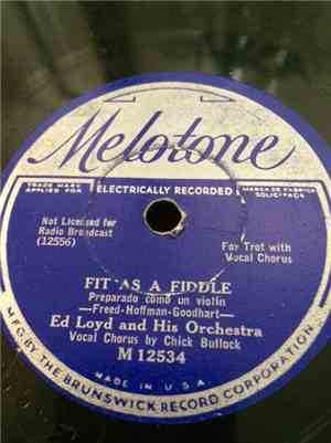 Ed Loyd And His Orchestra - Fit As A Fiddle / Ah, But I've Learned!