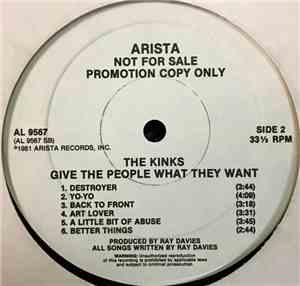 The Kinks - Give The People What They Want