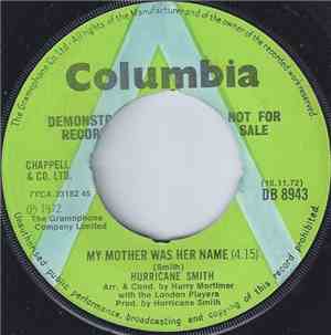 Hurricane Smith - My Mother Was Her Name