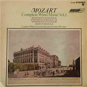 Mozart - London Wind Soloists Directed By Jack Brymer - Complete Wind Music ...