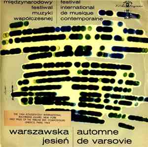 W. Lutoslawski / B. Szabelski - Warszawska Jesień - 1963 - Automne De Varso ...