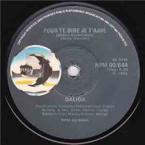 Dalida - Pour Te Dire Je T'Aime