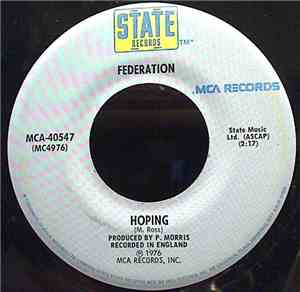 Federation  - Back To Back / Hoping
