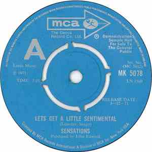 The Sensations  - Let's Get A Little Sentimental - Oh My Eli