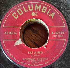 Rosemary Clooney With Percy Faith & His Orchestra - Half As Much