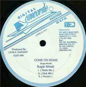 Sugar Minott / Glen Ricketts - Come On Home / Being With You