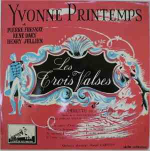 Yvonne Printemps Et Pierre Fresnay / René Dary / Henry Jullien - Les Trois  ...