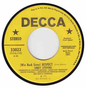 Lindy Stevens - (Win Back Some) Respect