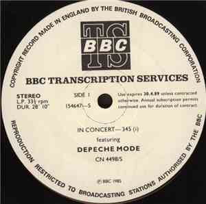 Depeche Mode - In Concert - 345 Featuring Depeche Mode