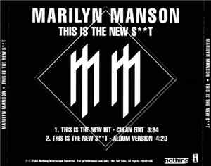 Marilyn Manson - This Is The New Shit