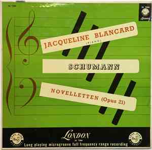 Jacqueline Blancard, Schumann - Noveletten (Opus 21)