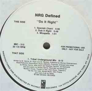 NRG Defined - Do It Right