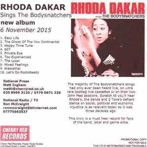 Rhoda Dakar - Rhoda Dakar Sings The Bodysnatchers