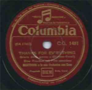 Mantovani E La Sua Orchestra Con Coro - Thanks For Ev'rything / Home At Sun ...