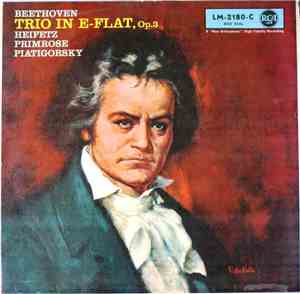 Jascha Heifetz, William Primrose, Gregor Piatigorsky - Beethoven - Trio in  ...