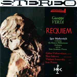 Giuseppe Verdi, Igor Markevitch, Moscow Philharmonic Orchestra, Государстве ...