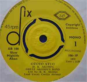 Great Akompi's Band - Ototo Atuo / Onyame Nti