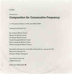 Hiroyuki Ura - Composition For Consecutive Frequency