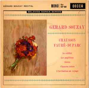 Gérard Souzay, Jacqueline Bonneau - Songs By Chausson, Fauré And Duparc