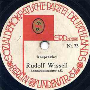 Rudolf Wissell / Rudolf Breitscheid - Ansprache