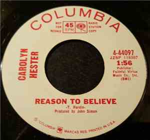 Carolyn Hester - Reason to Believe / Hello, You Tomorrows