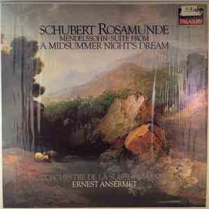 Schubert, Mendelssohn, Ansermet, L'Orchestre De La Suisse Romande - Schuber ...