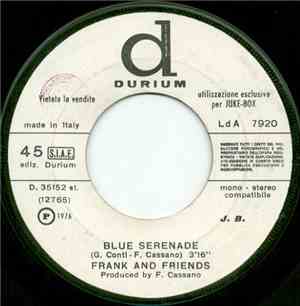 Frank And Friends / Toga - Blue Serenade / More