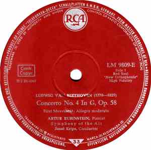 Ludwig van Beethoven - Rubinstein / Krips / Symphony Of The Air - Klavierko ...