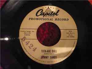 Tommy Sands - Teen-Age Doll / Hawaiian Rock