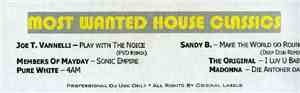 Various - Most Wanted House Classics