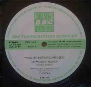 John Tavener / Paul Patterson - Music By British Composers