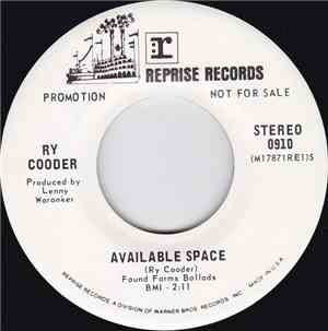 Ry Cooder - Available Space