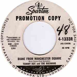 Tommy Roe and The Roemans - Diane From Manchester Square / Love Me, Love Me