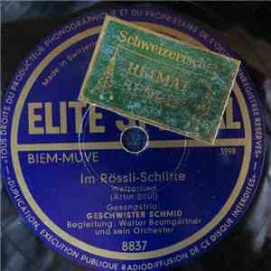 Gesangstrio: Geschwister Schmid, Walter Baumgartner Und Sein Orchester - Im ...