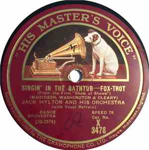 Jack Hylton And His Orchestra - Singin' In The Bathtub / Stein Song