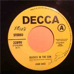 Joan Baez - Rejoice In The Sun / Silent Running