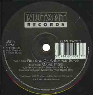 X-Men  - Return Of A Simple Song / Make It So