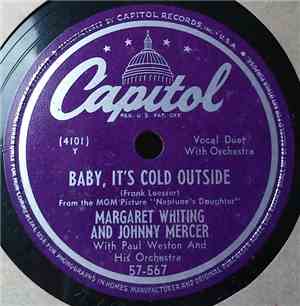 Margaret Whiting And Johnny Mercer - Baby, It's Cold Outside / I Never Hear ...