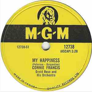 Connie Francis - My Happiness