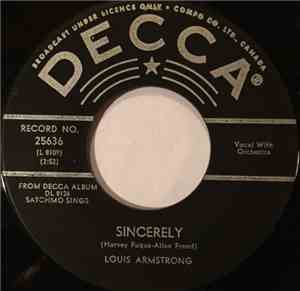 Louis Armstrong - Sincerely